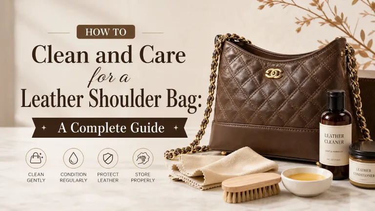 How to Clean and Care for a Leather Shoulder Bag_ A Complete Guide