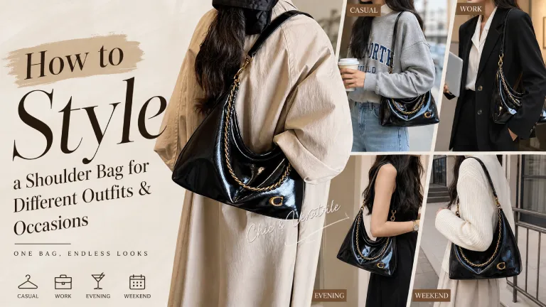 How to Style a Shoulder Bag for Different Outfits & Occasions