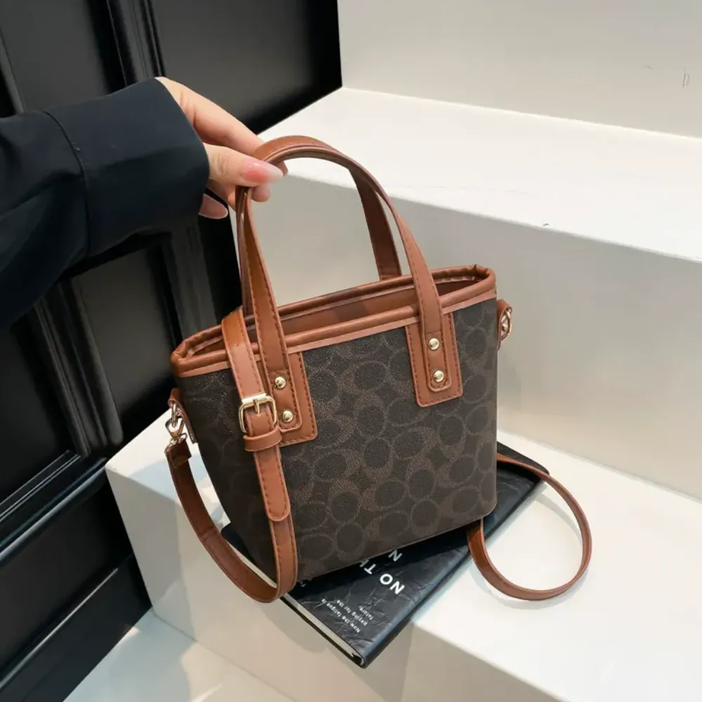 coffee crossbody bag styled for everyday wear