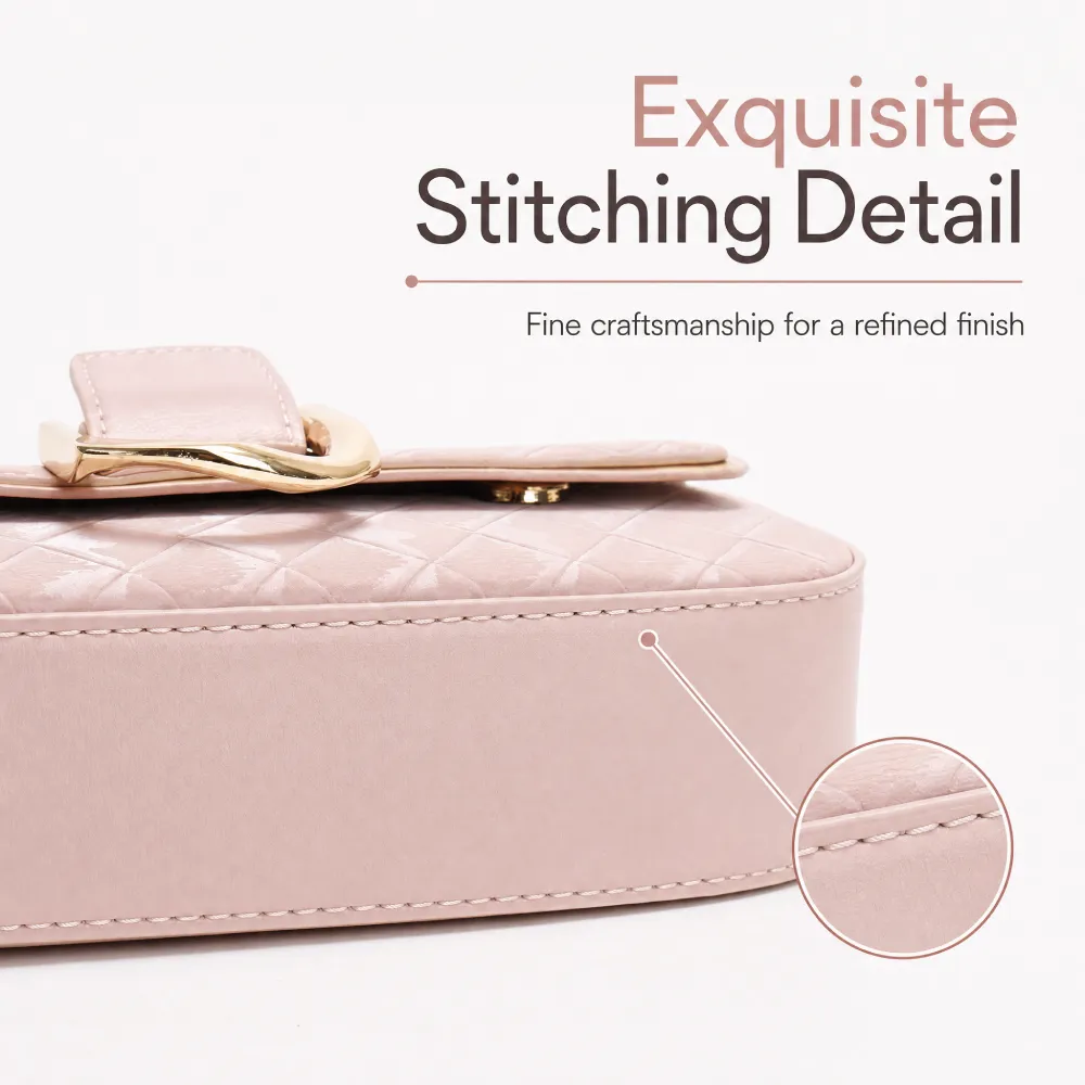 Crodar Structured Crossbody Bag with Exquisite Craftsmanship