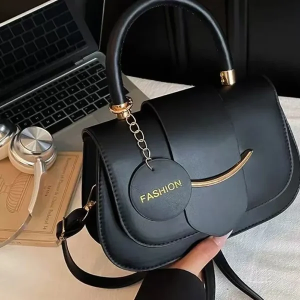 Customer photo of black women's handbag