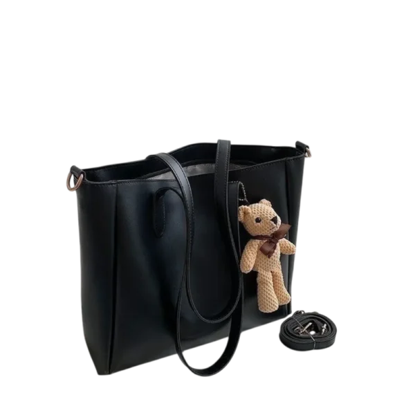 black shoulder bag