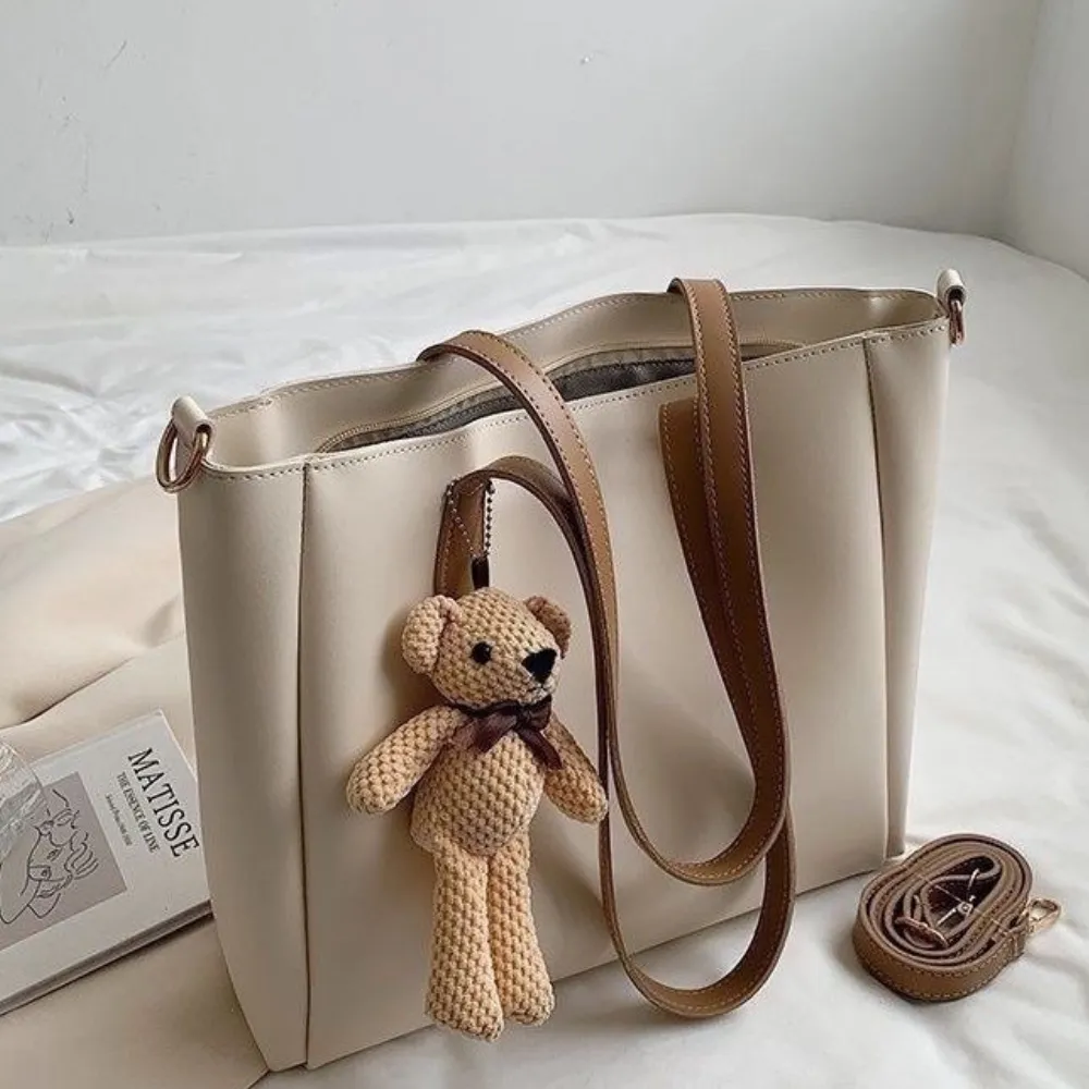 Leather belt bag with a compact design