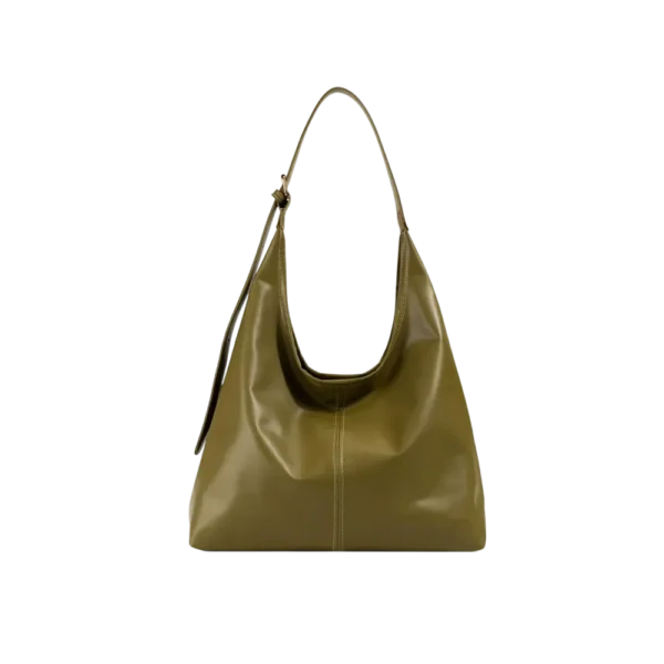 Green shoulder bag with a stylish design