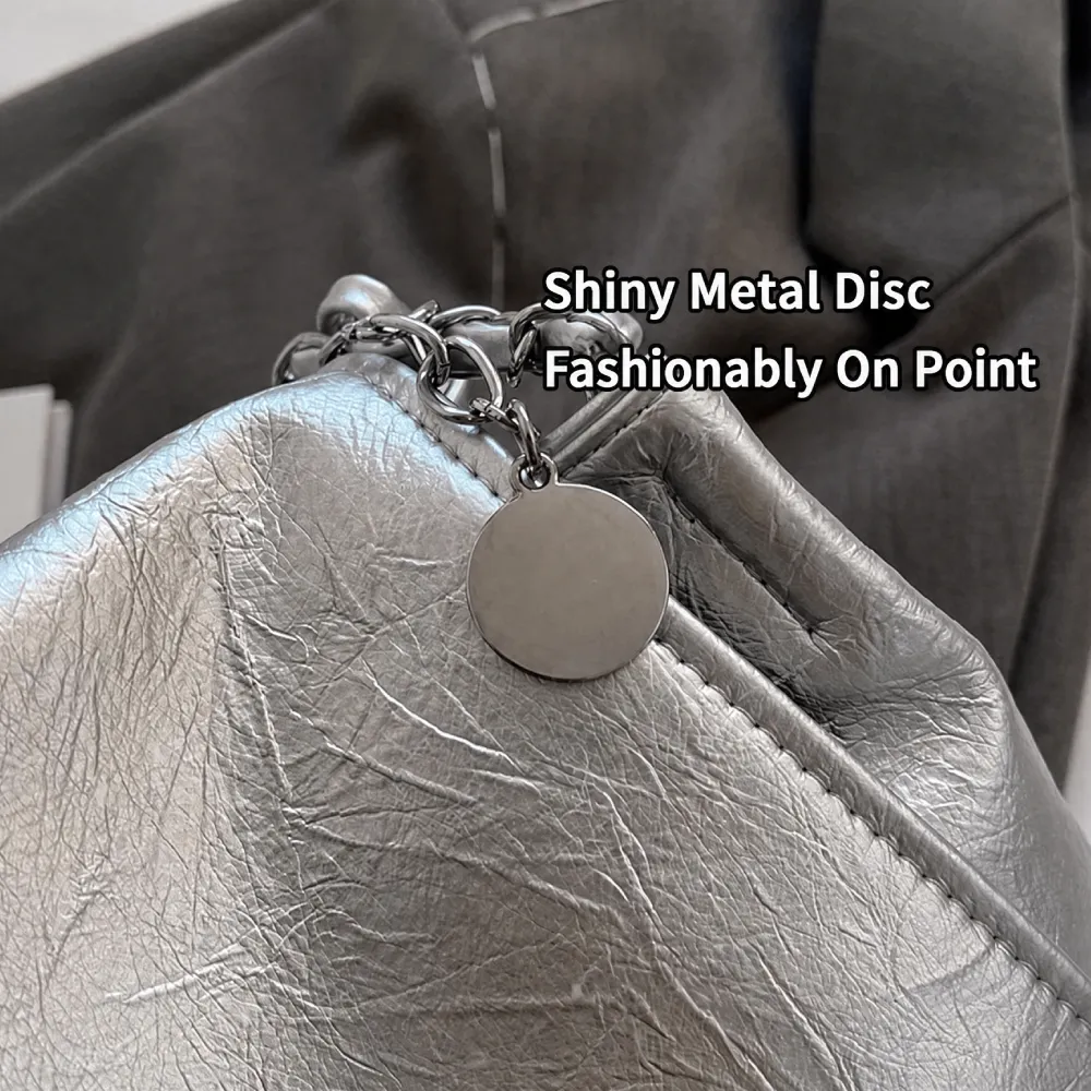 Shiny Metal Disc Decoration