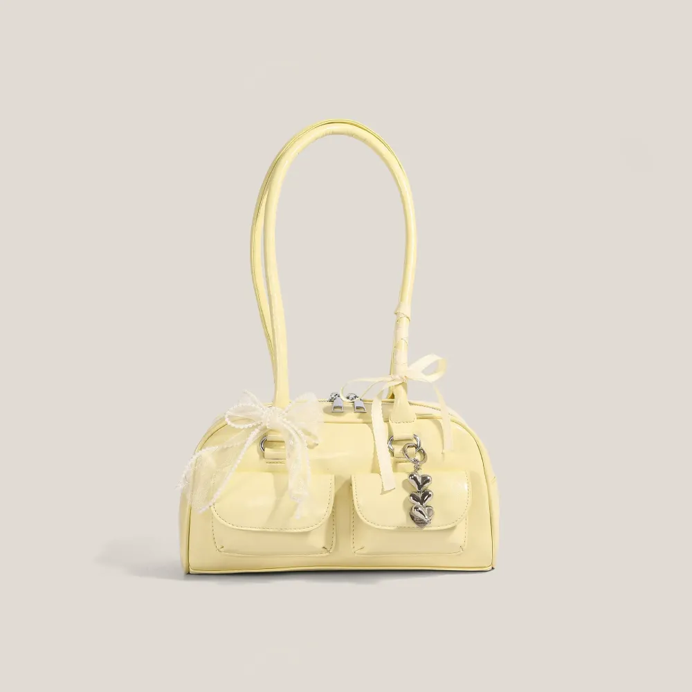 yellow shoulder bags for women