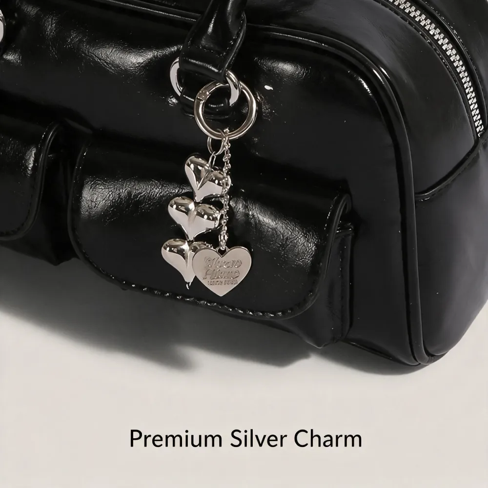 Crodar Y2K shoulder bag with premium silver charm