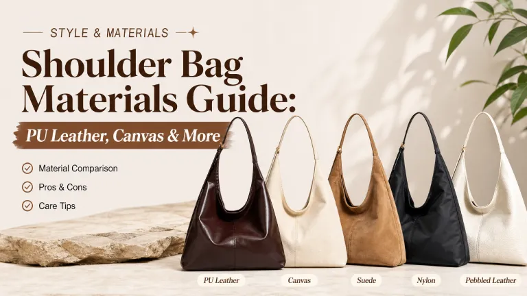 shoulder bags materials guide