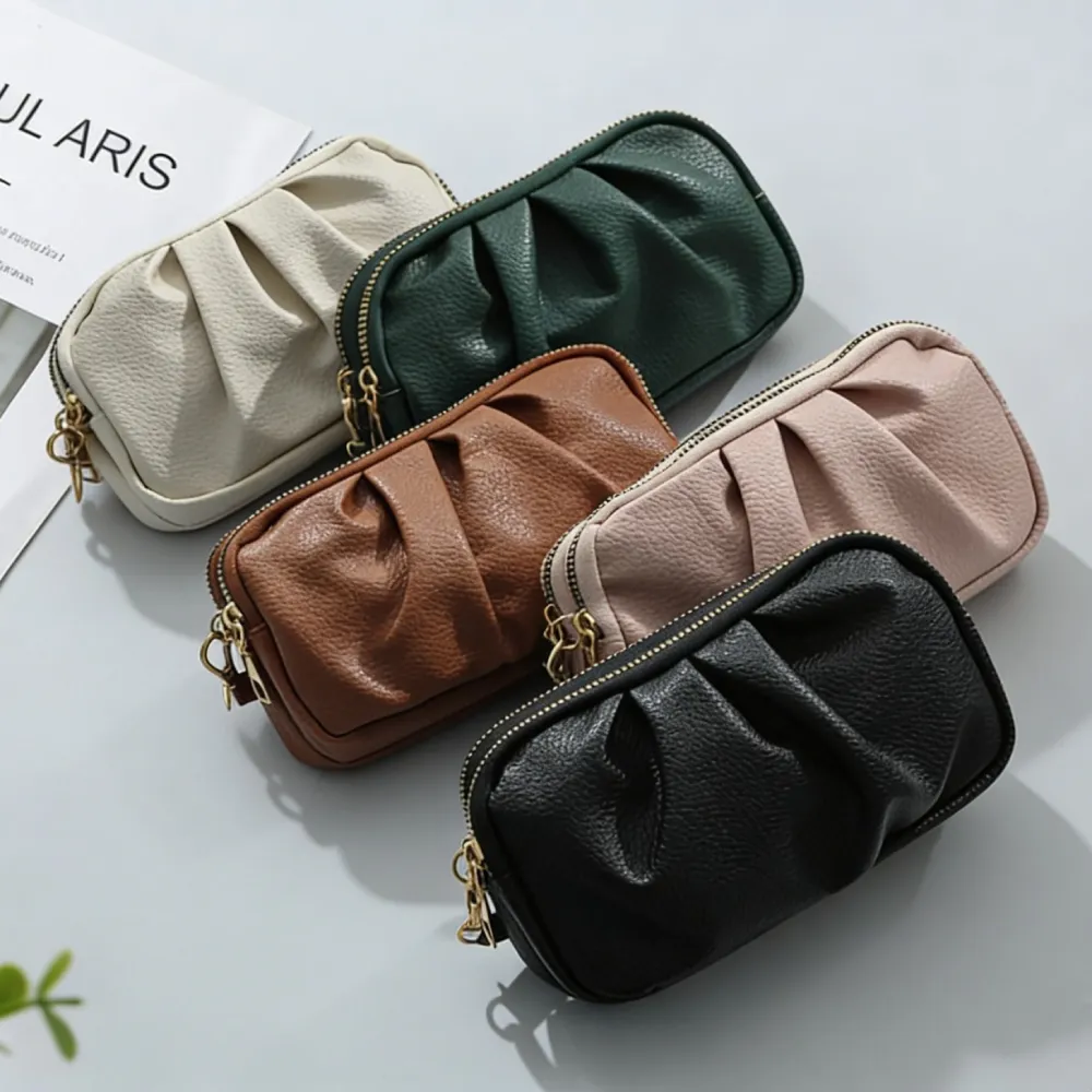 Colorful leather wallets for women