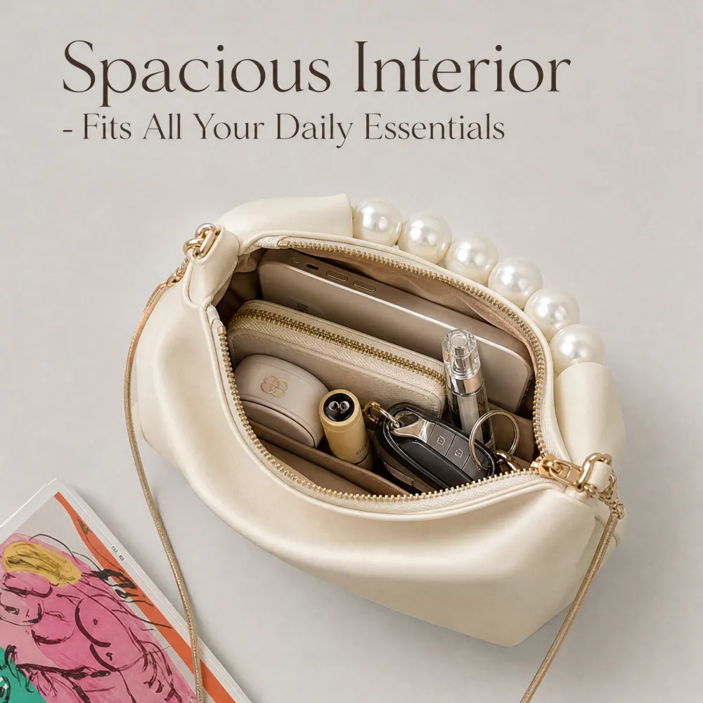 White women handbag with spacious interior for everyday essentials