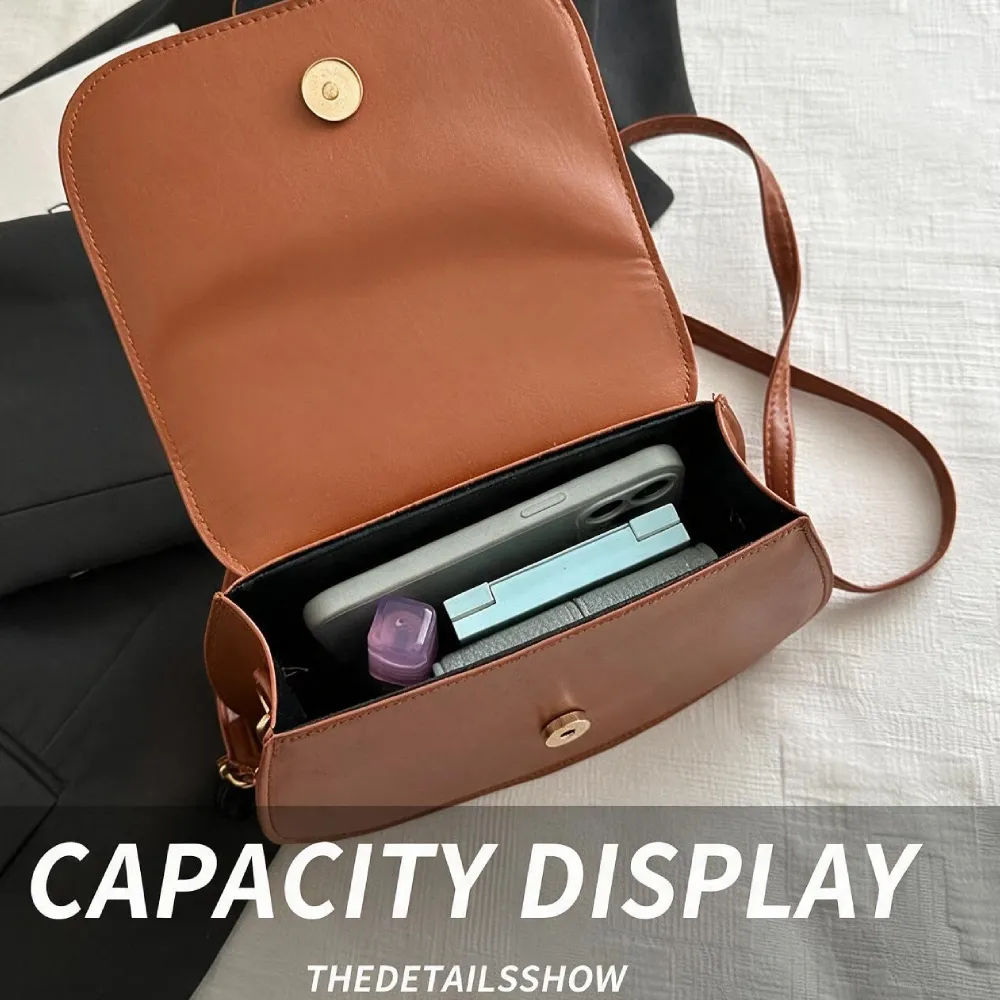 Brown handbag for women showing spacious storage capacity
