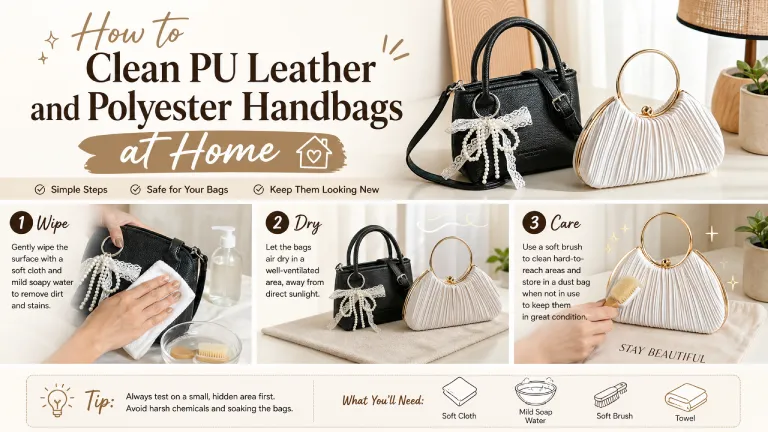 how to clean handbags guide