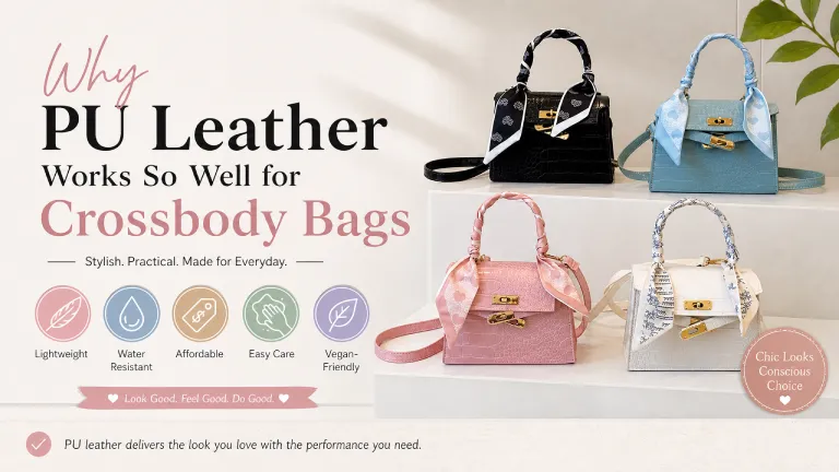 why pu leather works so well for crossbody bags